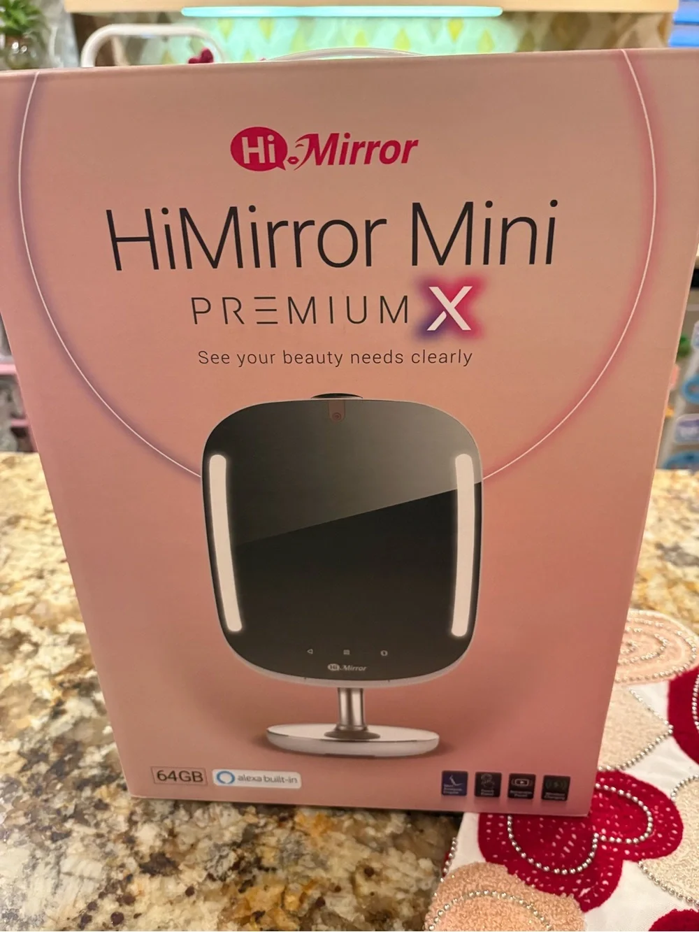 Premium Smart Vanity Mirror in Rose Gold